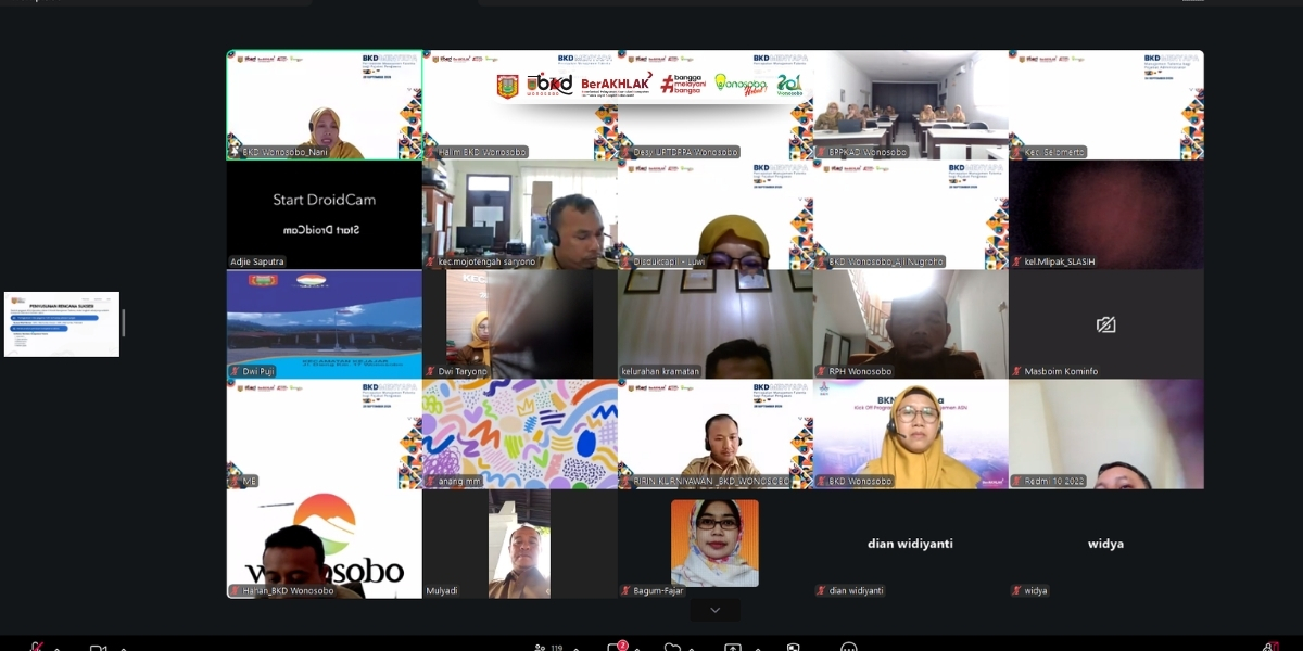 BKD Menyapa Seri 11 Percepatan Manajemen Talenta Pejabat Pengawas Kabupaten Wonosobo